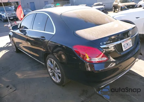 2017 Mercedes-Benz C 350E из США, поврежденный, VIN 55SWF4HB9HU231304